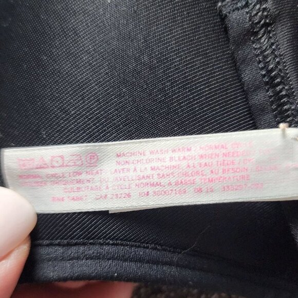 NEW PINK Victoria's Secret Bralette Black Logo Strappy Back Women's Medium - Picture 12 of 12